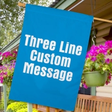 Personalized Any Message House Flags