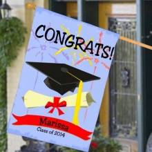 Class of 2015 Congrats Personalized Graduation House Flags