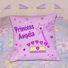 Personalized Princess Throw Pillows