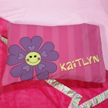 Personalized Flower Youth Pillow