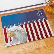 American Eagle Personalized Patriotic Doormats