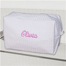 Embroidered Cosmetic Makeup Bags