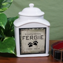 Personalized In Loving Memory Ceramic Pet Urns