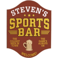 Beer Mug Sports Bar Personalized Wood Sign