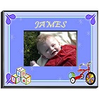 Personalized Blocks New Baby Boy Picture Frames