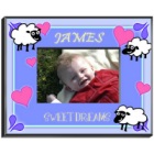 Counting Sheep Personalized New Baby Boy Picture Frames