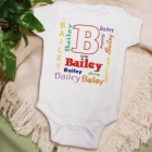 A is for... Personalized Baby Onesies