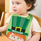 Leprechaun Personalized Irish Baby Bibs