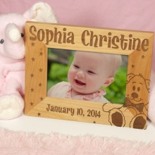New Baby Personalized Wood Picture Frames
