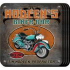 Biker Personalized Motorcycle Beverage Coaster Set