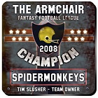 Personalized Fantasy Football Champion Coaster Sets