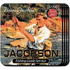 Fishing Guide Personalized Coaster Set