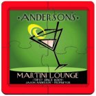 Cosmo Martini Lounge Personalized Bar Coasters Puzzle Sets