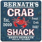 Crab Shack Personalized Puzzle Coaster Set