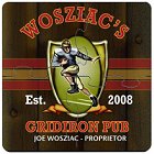 Personalized Gridiron Football Bar Coasters Puzzle Sets