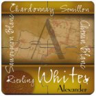 White Wine Personalized Drink Coasters Puzzle Set