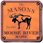 Cabin Series Personalized Coaster Set