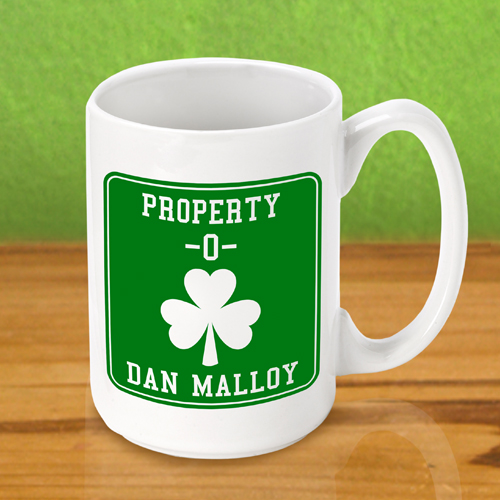 Property O Personalized Irish Coffee Mugs