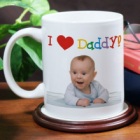 I Love You Personalized Photo Coffee Mug