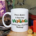 Bad Day Hunting Personalized Coffee Mug