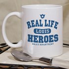 Real Life Heroes Personalized Police Officer Coffee Mug