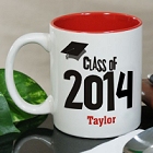 Graduation Cap Class of 2015 Personalized Graduation Coffee Mugs