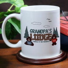 Hibernate Lodge Personalized Coffee Mugs