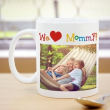 I Love You Personalized Photo Coffee Mugs