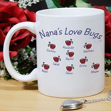 Love Bugs Personalized Ceramic Coffee Mugs