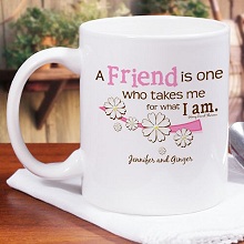 Friendship Personalized Coffee Mugs