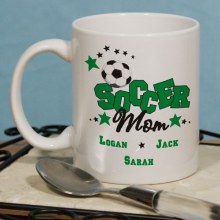 Soccer Fan Personalized Ceramic Coffee Mugs
