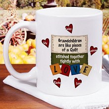 Personalized Quilting Ceramic Coffee Mugs