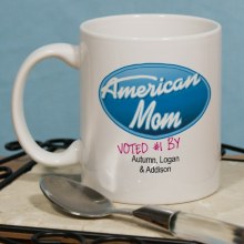 American Mom Personalized Coffee Mugs