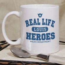 Real Life Heroes Personalized Police Officer Coffee Mug