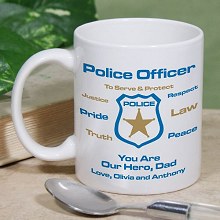 Police Officer Personalized Coffee Mug