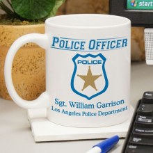 Personalized Police Officer Coffee Mug