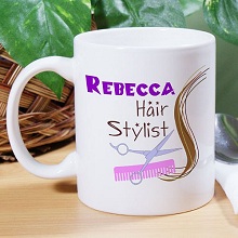 Personalized Hair Stylist Coffee Mugs