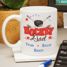 Personalized Hockey Parent Coffee Mugs