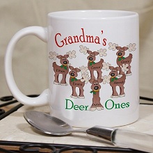 Dear Ones Personalized Holiday Coffee Mugs