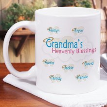 Heavenly Blessings Personalized Ceramic Coffee Mugs