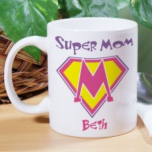 Super Mom Personalized Coffee Mugs