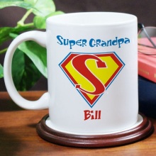 Any Title Super Hero Personalized Coffee Mugs