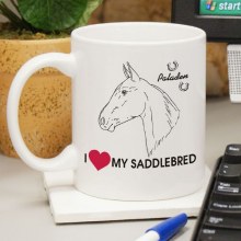 I Love My Horse Personalized Horse Coffee Mug
