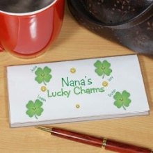 Lucky Charms Personalized Checkbook Covers