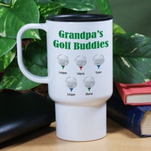 Personalized Golf Buddies Travel Mugs