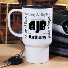 Personalized My Initials Travel Mug