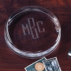 Engraved Optic Crystal Signature Paperweights