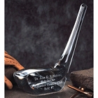 Engraved Crystal Golf Club Driver Paperweight