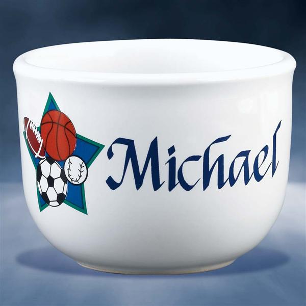 Personalized All Star Sports Stoneware Ice Cream Bowls: Personalized Gifts  for Girls from The Mail Order Shoppe