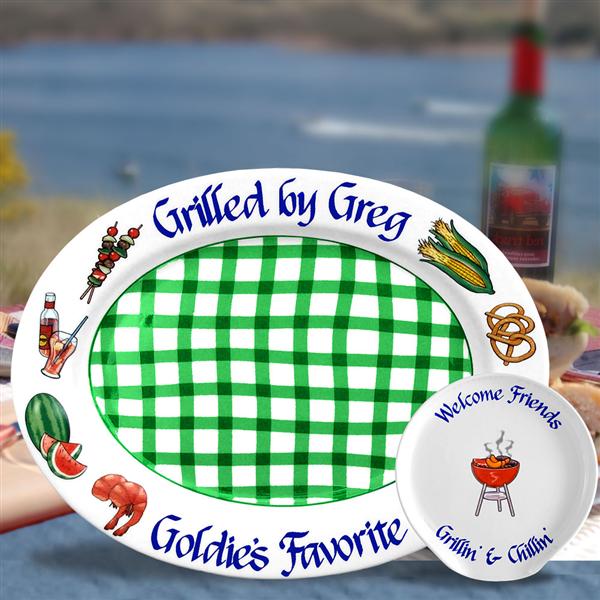 Personalized Grilling Tray-grilling Gift-custom Bbq Trays